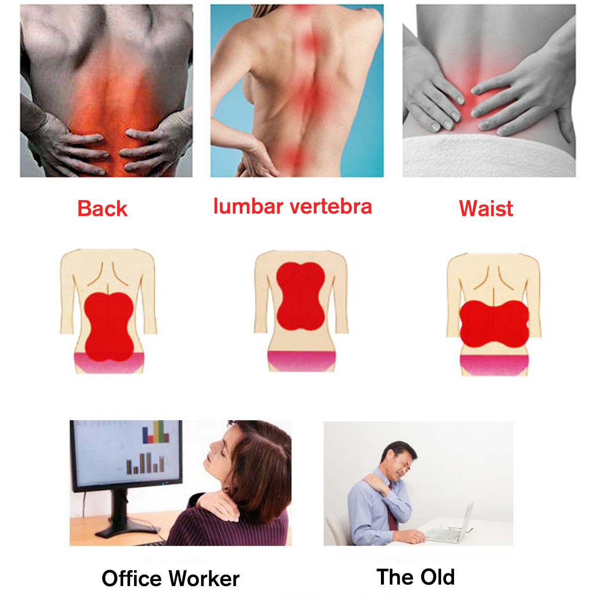 ORANGLES Relax Back Massager Spine Pain Relief Pillow – Comfort & Support for Your Back - full product showcase - displaying specifications - Image 5 of 5 | adapts to any space | Relax Back Massager Spine Pain Relief Pillow – Comfort & Support for Your Back deal New Jersey | Free Shipping ORANGLES