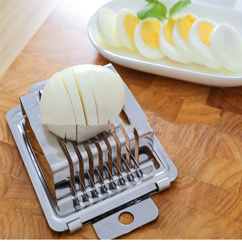 Stainless Steel Egg Cutter – Multi‑Purpose Kitchen Gadget for Perfect Slices