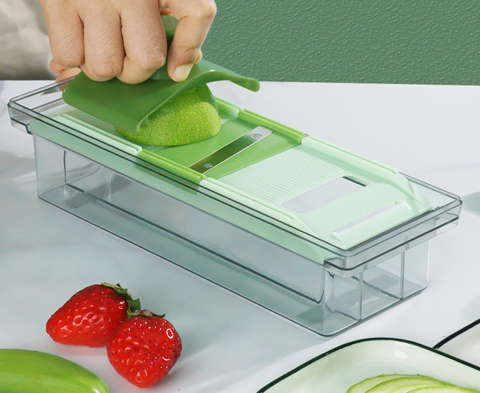 ORANGLES Multi‑functional Vegetable Cutter Set – Manual Kitchen Artifact - angled perspective - presenting advantages - Image 4 of 5 | fits any environment | Purchase Multi‑functional Vegetable Cutter Set – Manual Kitchen Artifact Michigan | Free Shipping ORANGLES