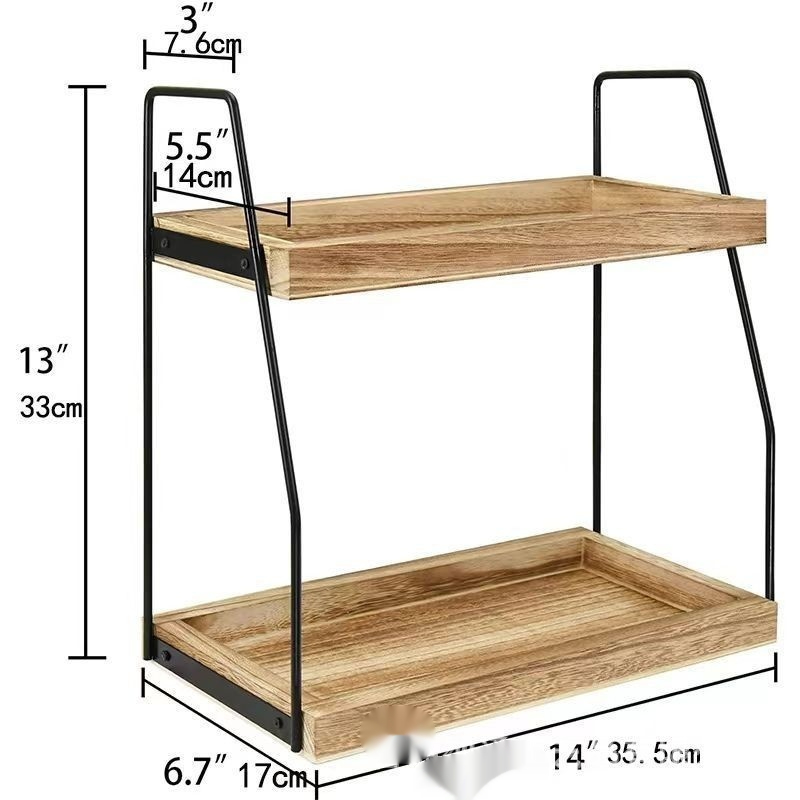 ORANGLES Wooden Kitchen Seasoning Rack – Multi‑layer Storage Organizer - elegant presentation - exhibiting components - Image 6 of 6 | ideal for home | Discount on Wooden Kitchen Seasoning Rack – Multi‑layer Storage Organizer Virginia | Free Shipping ORANGLES