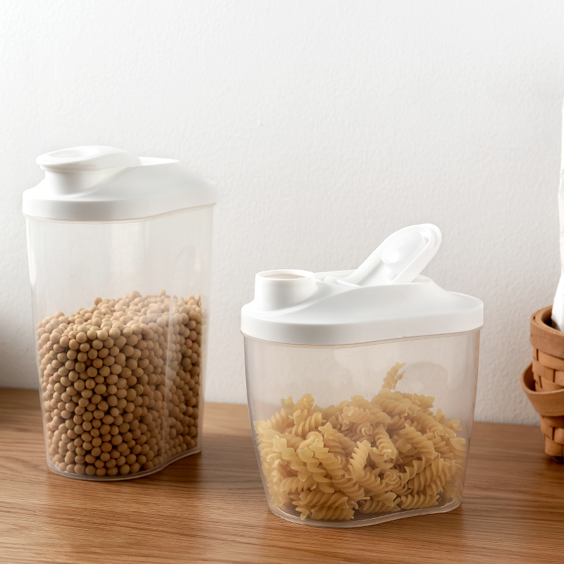 ORANGLES Kitchen Beans & Grain Storage Box – Airtight Food Organizer - detailed closeup view - illustrating benefits - Image 3 of 4 | created for all | Shop Kitchen Beans & Grain Storage Box – Airtight Food Organizer North Carolina | Free Shipping ORANGLES
