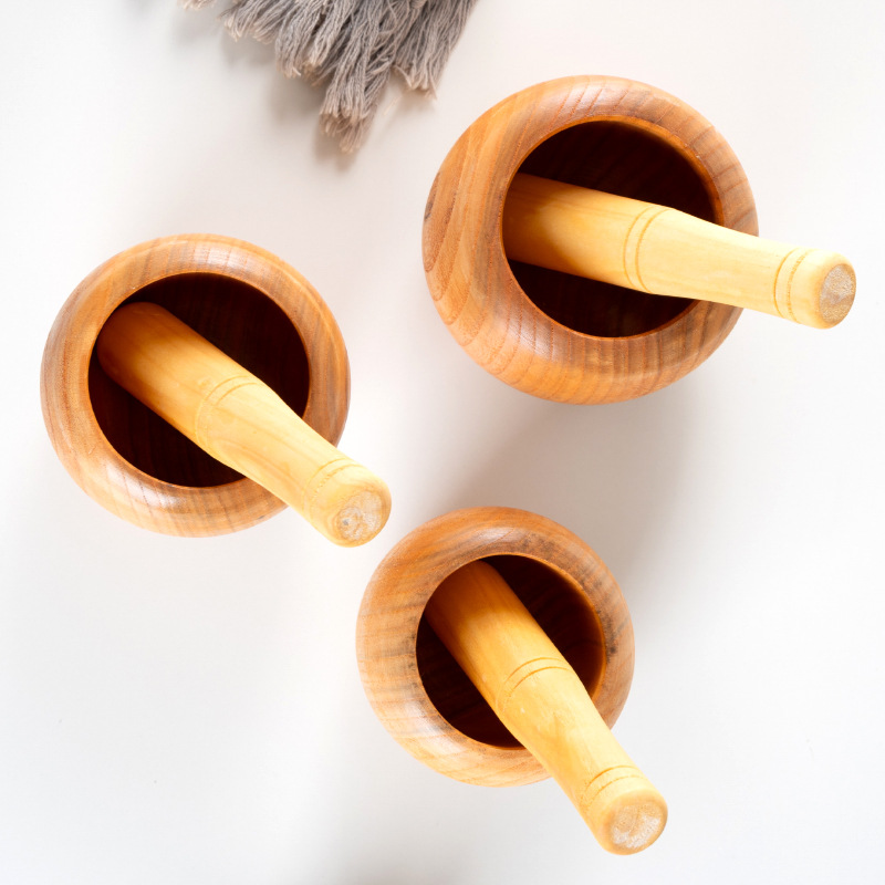 ORANGLES Solid Wood Household Garlic Press Masher - high resolution display - exposing craftsmanship - Image 2 of 5 | built for everyone | Solid Wood Household Garlic Press Masher for sale Georgia | Free Shipping ORANGLES