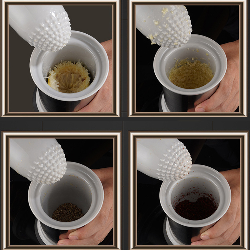 ORANGLES Multi‑Functional Stainless Steel Garlic Masher - full product showcase - displaying specifications - Image 5 of 6 | adapts to any space | Multi‑Functional Stainless Steel Garlic Masher deal New Jersey | Free Shipping ORANGLES