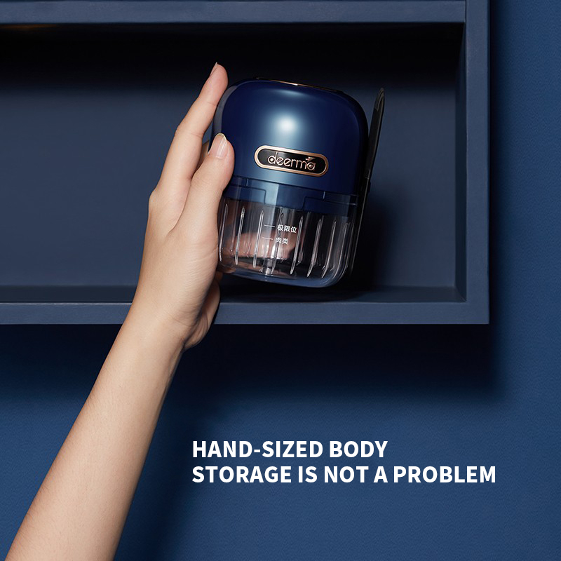 ORANGLES Delmar Mini Electric Garlic Maker Masher - angled perspective - presenting advantages - Image 4 of 5 | fits any environment | Purchase Delmar Mini Electric Garlic Maker Masher Michigan | Free Shipping ORANGLES