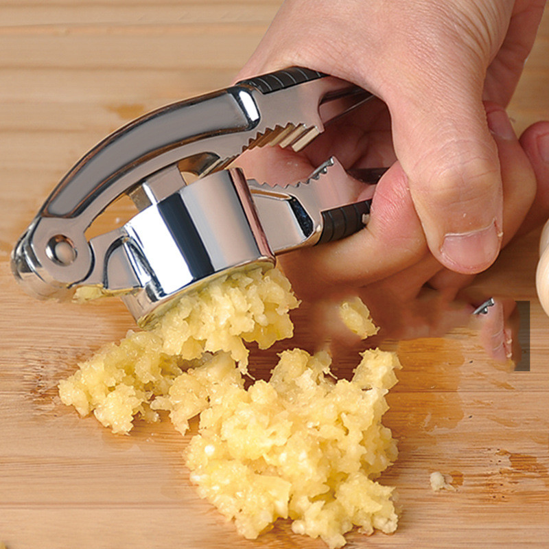 ORANGLES Zinc Alloy Multifunctional Manual Garlic Masher - detailed closeup view - illustrating benefits - Image 3 of 4 | created for all | Shop Zinc Alloy Multifunctional Manual Garlic Masher North Carolina | Free Shipping ORANGLES