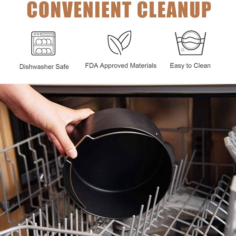 ORANGLES 7‑Piece Silicone Grill Air Fryer Accessories - angled perspective - presenting advantages - Image 4 of 4 | fits any environment | Purchase 7‑Piece Silicone Grill Air Fryer Accessories Michigan | Free Shipping ORANGLES