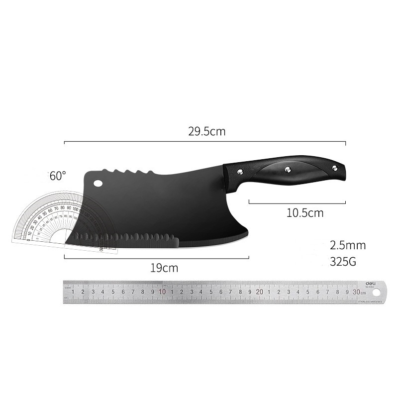 ORANGLES Longquan Stainless Steel Bone Cutter Knife - full product showcase - displaying specifications - Image 5 of 5 | adapts to any space | Longquan Stainless Steel Bone Cutter Knife deal New Jersey | Free Shipping ORANGLES