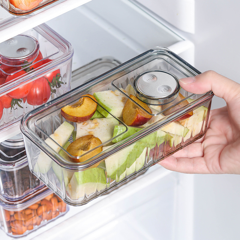 ORANGLES Refrigerator Storage Box – Airtight Food Grade - angled perspective - presenting advantages - Image 4 of 4 | fits any environment | Purchase Refrigerator Storage Box – Airtight Food Grade Michigan | Free Shipping ORANGLES