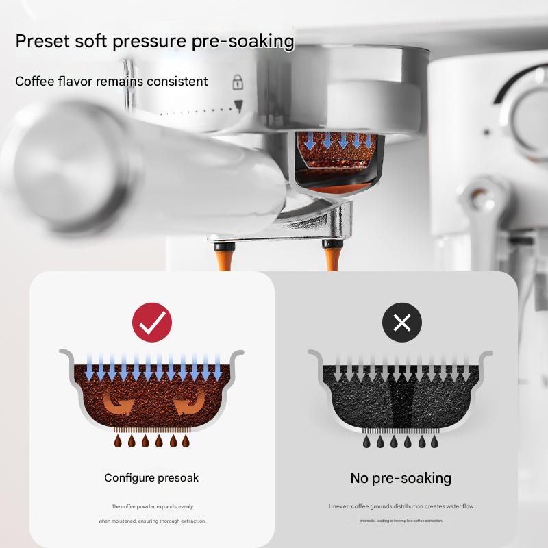 ORANGLES Specialty Coffee Machine – Barista Quality at Home - detailed closeup view - illustrating benefits - Image 3 of 4 | created for all | Shop Specialty Coffee Machine – Barista Quality at Home North Carolina | Free Shipping ORANGLES