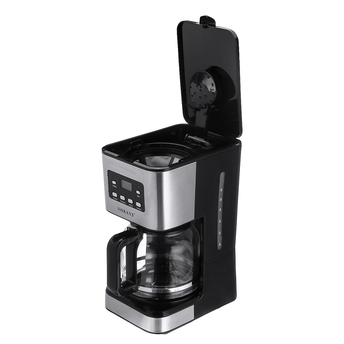 ORANGLES Home Automatic Drip Coffee Machine - angled perspective - presenting advantages - Image 4 of 6 | fits any environment | Purchase Home Automatic Drip Coffee Machine Michigan | Free Shipping ORANGLES