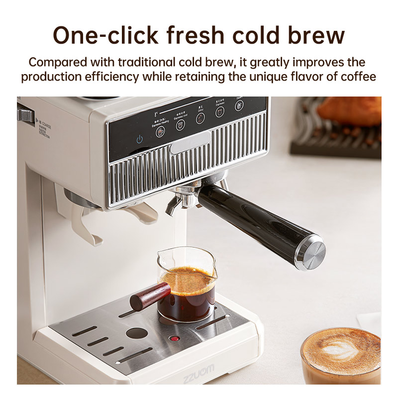 ORANGLES Italian Grinder Coffee Machine – Integrated Espresso Maker - detailed closeup view - illustrating benefits - Image 3 of 6 | created for all | Shop Italian Grinder Coffee Machine – Integrated Espresso Maker North Carolina | Free Shipping ORANGLES