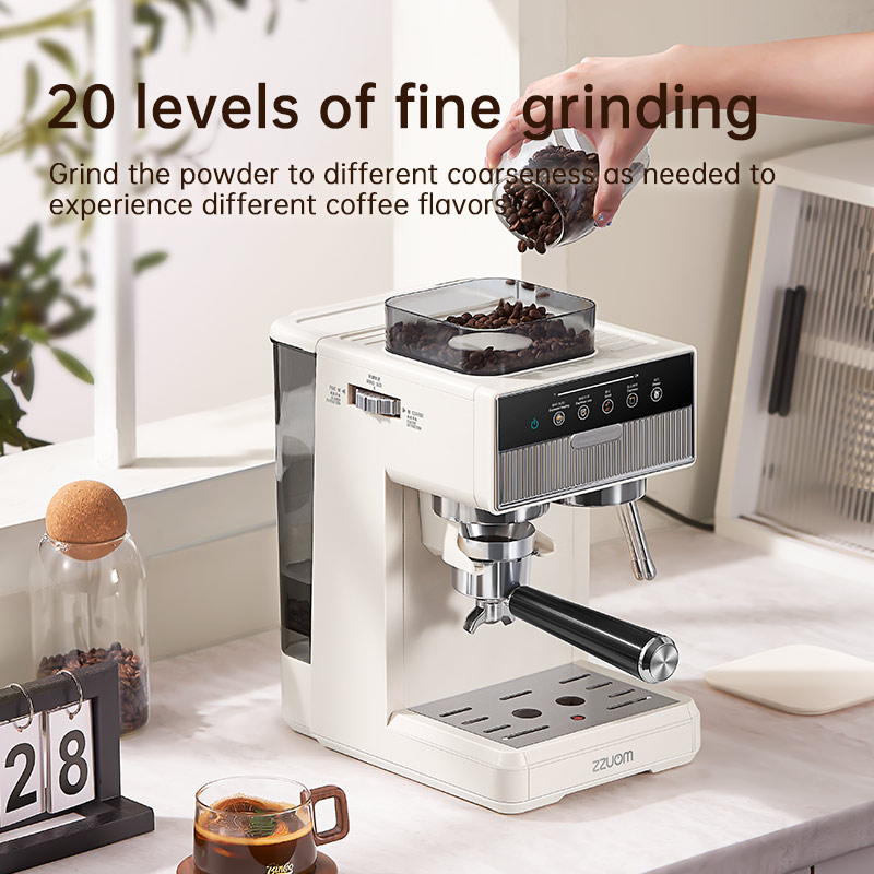 ORANGLES Italian Grinder Coffee Machine – Integrated Espresso Maker - full product showcase - displaying specifications - Image 5 of 6 | adapts to any space | Italian Grinder Coffee Machine – Integrated Espresso Maker deal New Jersey | Free Shipping ORANGLES