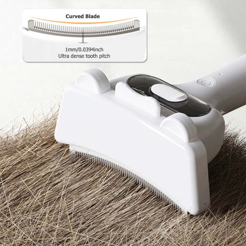 ORANGLES Portable Pet Spray One Button Hair Removal Comb - high resolution display - exposing craftsmanship - Image 2 of 4 | built for everyone | Portable Pet Spray One Button Hair Removal Comb for sale Georgia | Free Shipping ORANGLES
