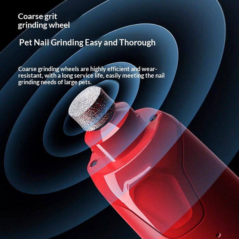 ORANGLES Pet Nail Grinder With Light 6 Speed Dust Proof - angled perspective - presenting advantages - Image 4 of 5 | fits any environment | Purchase Pet Nail Grinder With Light 6 Speed Dust Proof Michigan | Free Shipping ORANGLES