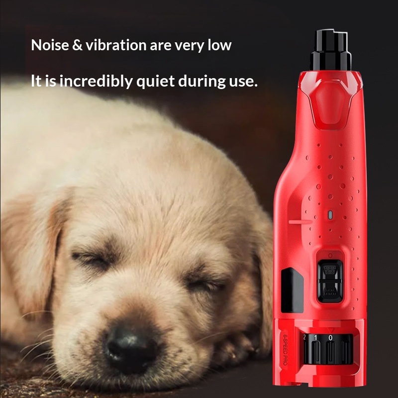 ORANGLES Pet Nail Grinder With Light 6 Speed Dust Proof - full product showcase - displaying specifications - Image 5 of 5 | adapts to any space | Pet Nail Grinder With Light 6 Speed Dust Proof deal New Jersey | Free Shipping ORANGLES