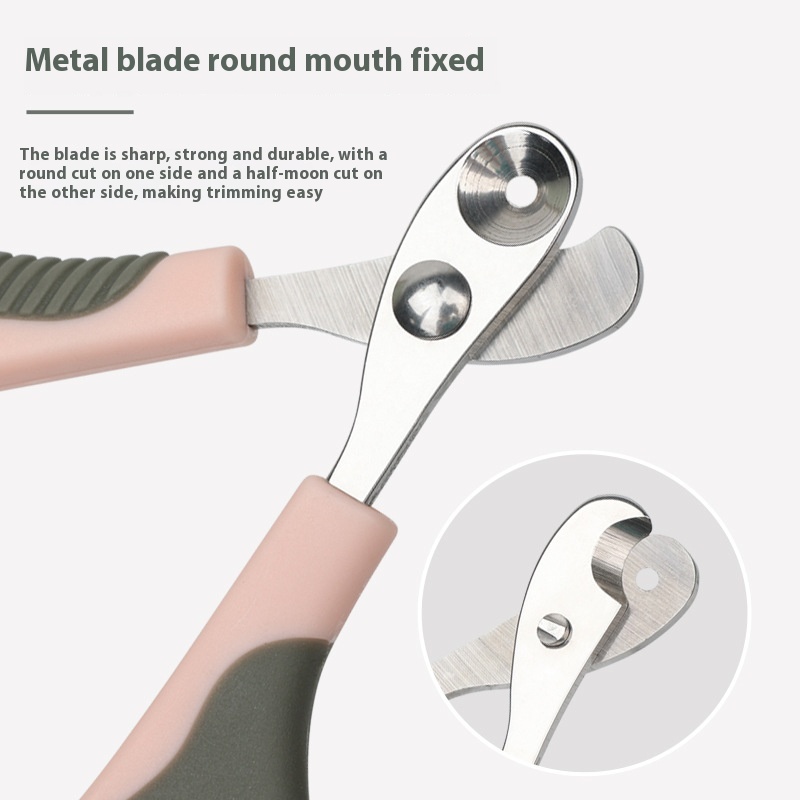 ORANGLES Household Portable Plastic Round Hole Pet Nail Clipper - detailed closeup view - illustrating benefits - Image 3 of 3 | created for all | Shop Household Portable Plastic Round Hole Pet Nail Clipper North Carolina | Free Shipping ORANGLES