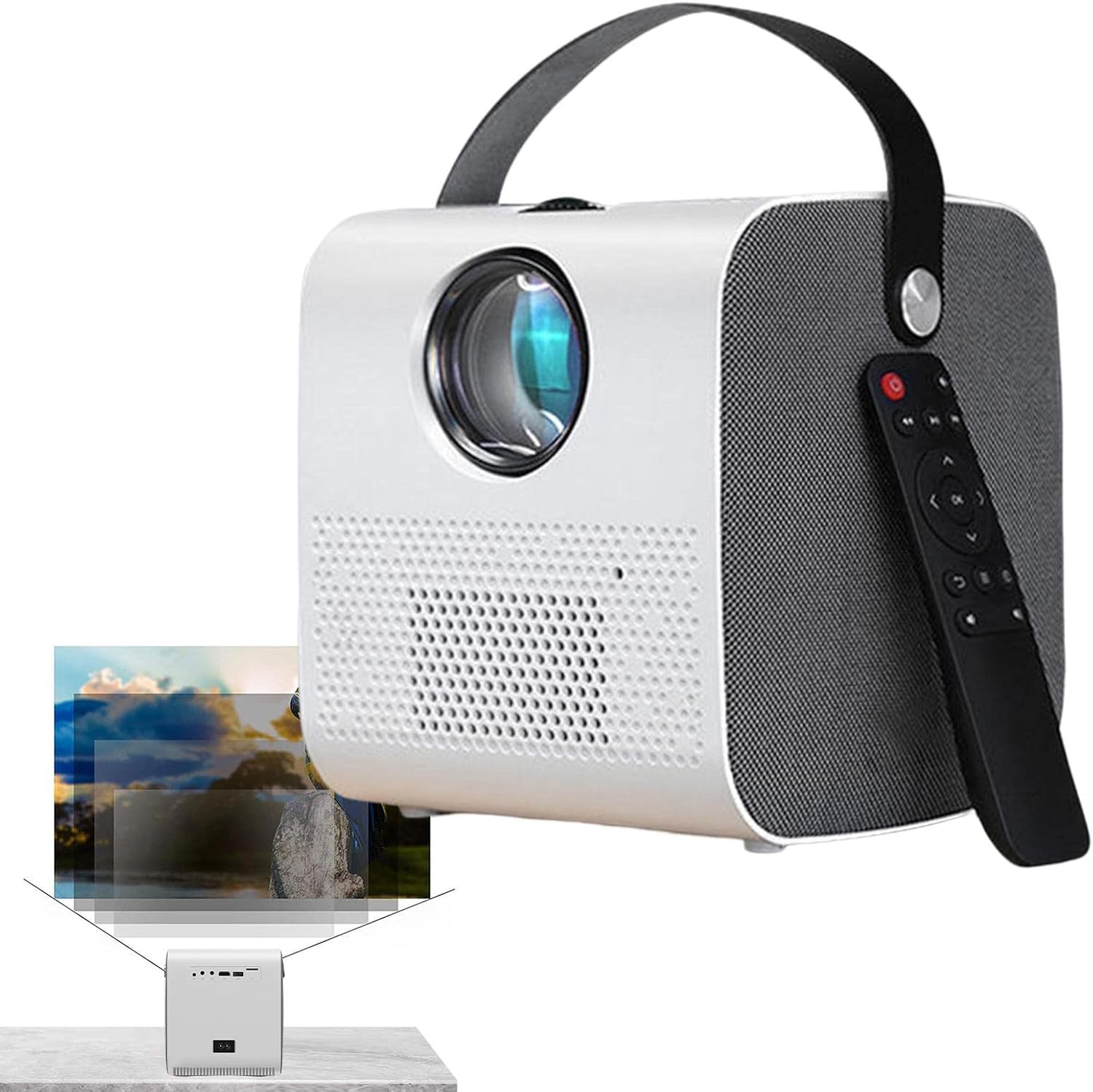 1080P HD Portable Projector For Home Theater And Travel