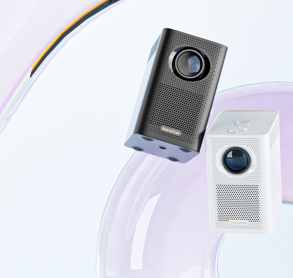 ORANGLES New Clear Mini Portable Projector For Household Use - detailed closeup view - illustrating benefits - Image 3 of 5 | created for all | Shop New Clear Mini Portable Projector For Household Use North Carolina | Free Shipping ORANGLES