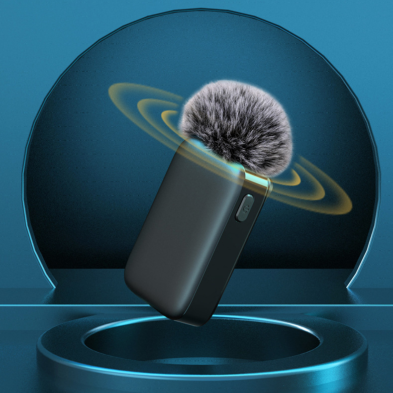 Wireless Lavalier Noise Cancelling Microphone With Dual Core