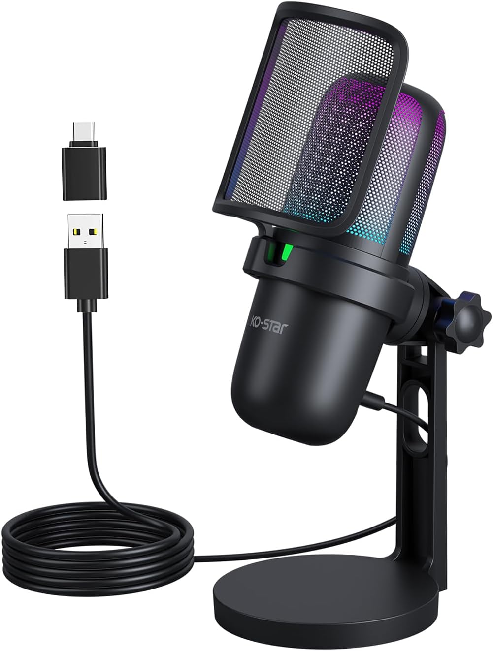 USB Wired Desktop Microphone For Gaming And Live Broadcast