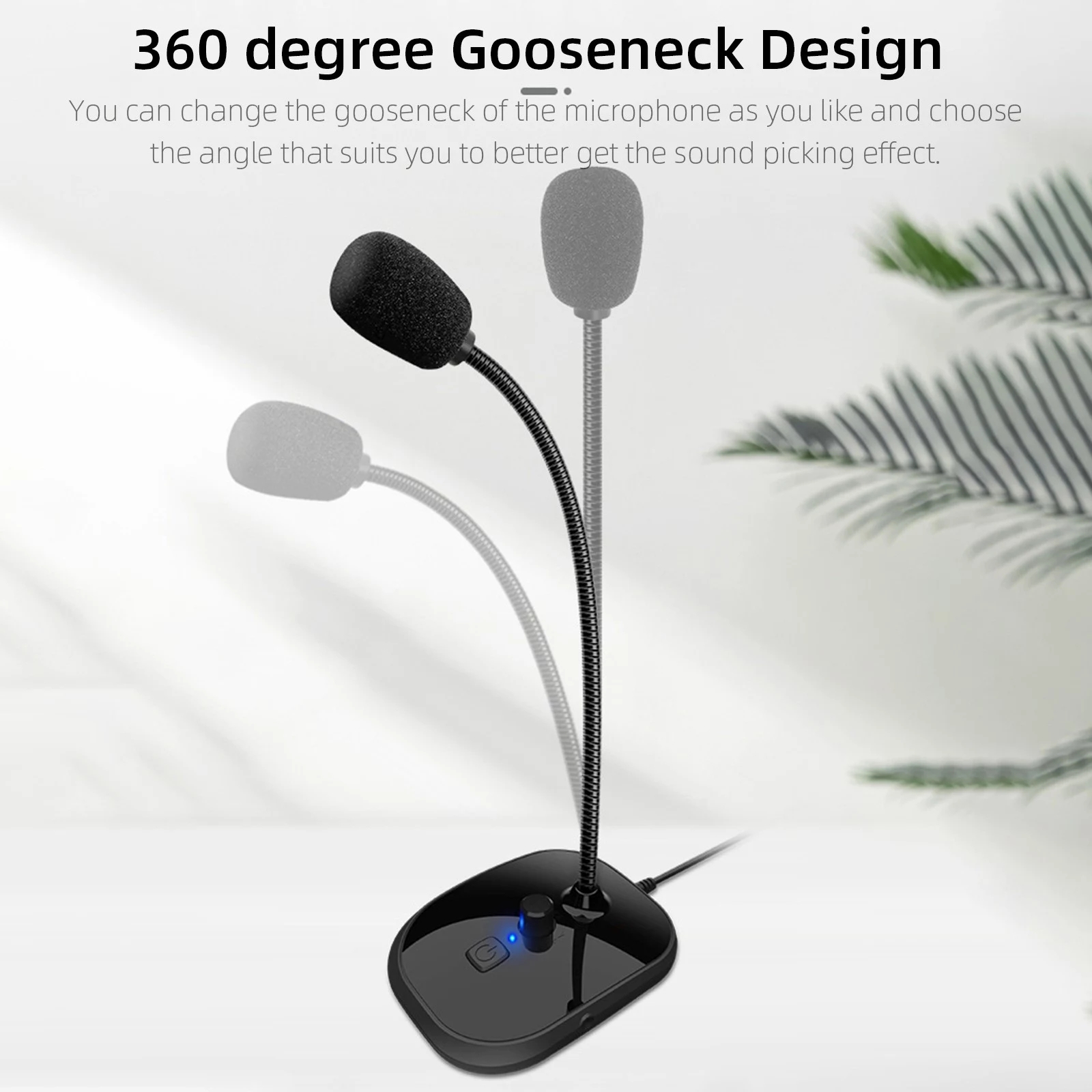 ORANGLES Gooseneck USB Computer Microphone With Sound Card Monitor - elegant presentation - exhibiting components - Image 6 of 6 | ideal for home | Discount on Gooseneck USB Computer Microphone With Sound Card Monitor Virginia | Free Shipping ORANGLES