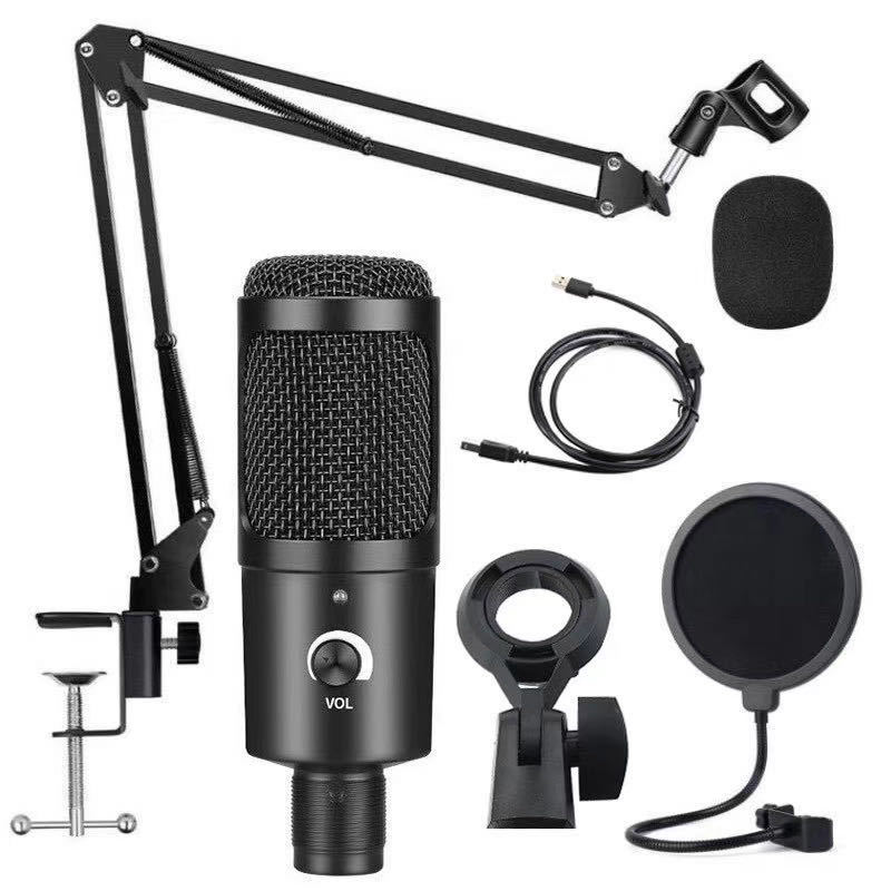 USB Condenser Microphone For Computer And Live Recording