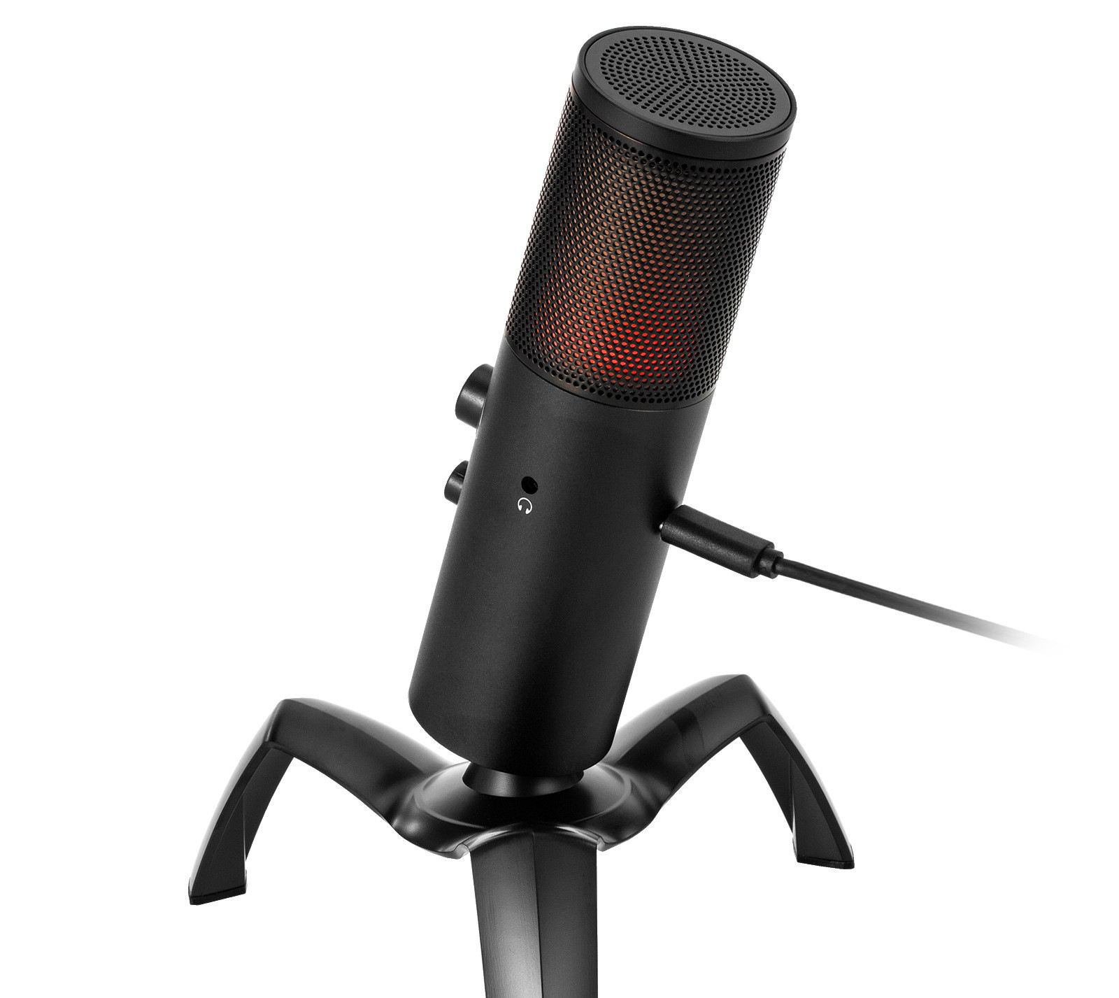 ORANGLES Q18 Two Directional Karaoke Condenser Microphone For Recording - angled perspective - presenting advantages - Image 4 of 4 | fits any environment | Purchase Q18 Two Directional Karaoke Condenser Microphone For Recording Michigan | Free Shipping ORANGLES