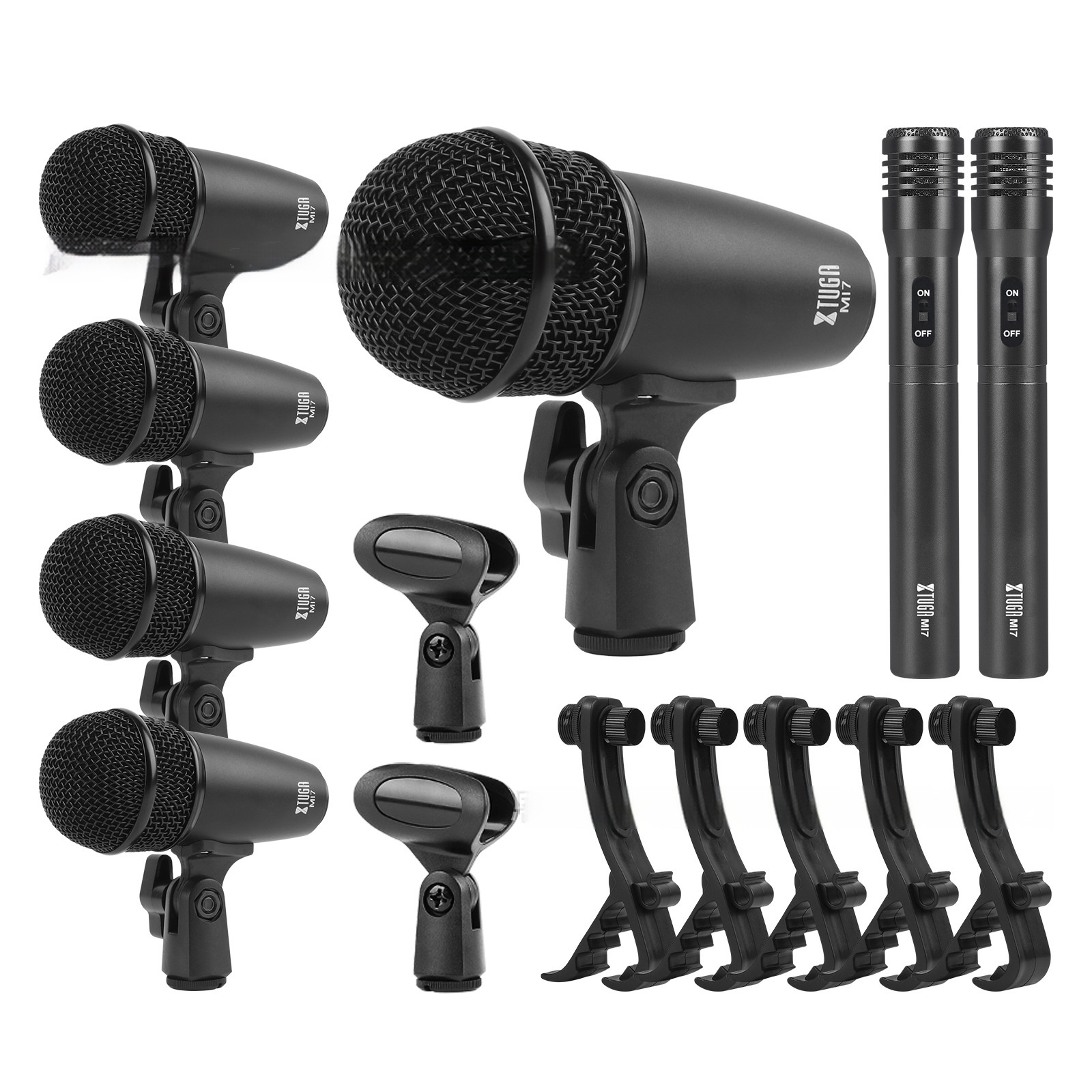 Performance Drum And Percussion Microphone For Recording And Stage