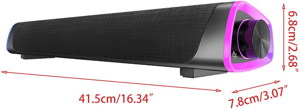 ORANGLES 4D Bluetooth Speaker Bar With Stereo Sound For Apple Devices - angled perspective - presenting advantages - Image 4 of 4 | fits any environment | Purchase 4D Bluetooth Speaker Bar With Stereo Sound For Apple Devices Michigan | Free Shipping ORANGLES