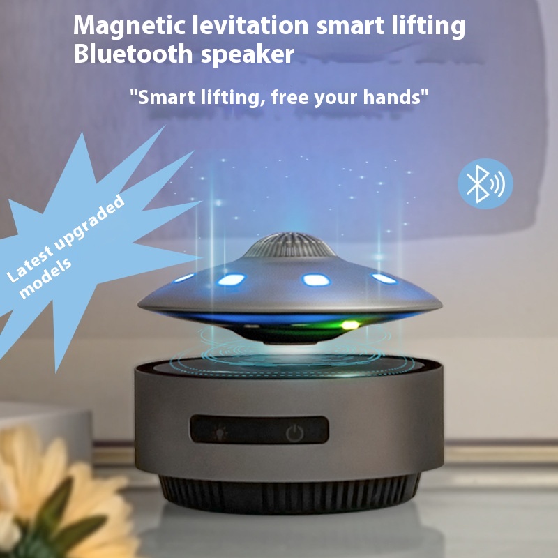 ORANGLES Automatic Lifting Magnetic Levitation Bluetooth Speaker - high resolution display - exposing craftsmanship - Image 2 of 5 | built for everyone | Automatic Lifting Magnetic Levitation Bluetooth Speaker for sale Georgia | Free Shipping ORANGLES