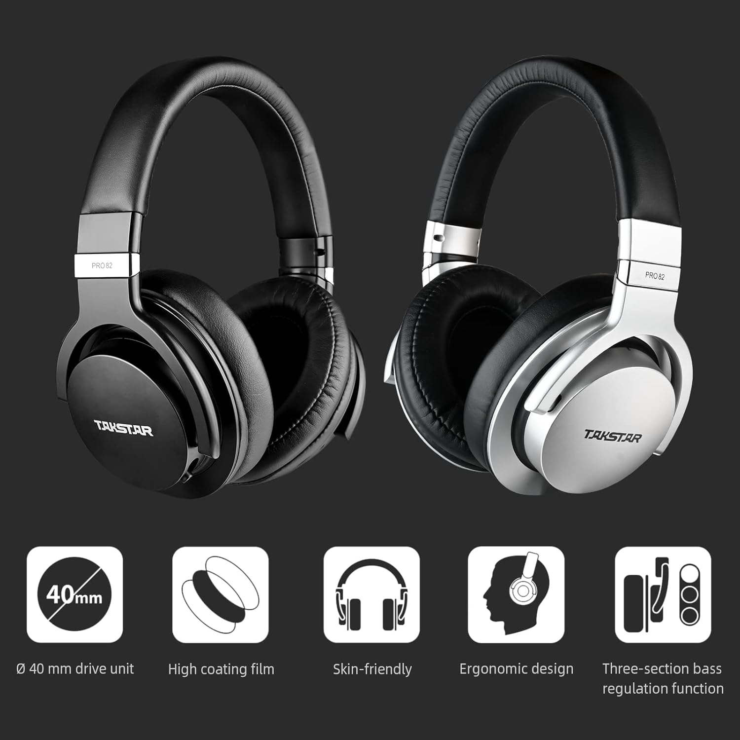 ORANGLES Dual Purpose Enclosed Recording Monitor Headset - angled perspective - presenting advantages - Image 4 of 4 | fits any environment | Purchase Dual Purpose Enclosed Recording Monitor Headset Michigan | Free Shipping ORANGLES