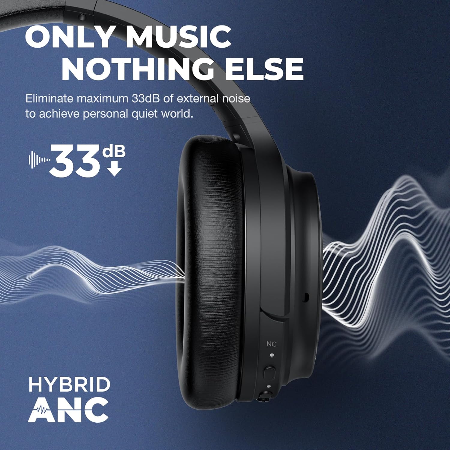 ORANGLES Gaming Bass Bluetooth Headphones With Clear Sound And Mic - angled perspective - presenting advantages - Image 4 of 5 | fits any environment | Purchase Gaming Bass Bluetooth Headphones With Clear Sound And Mic Michigan | Free Shipping ORANGLES