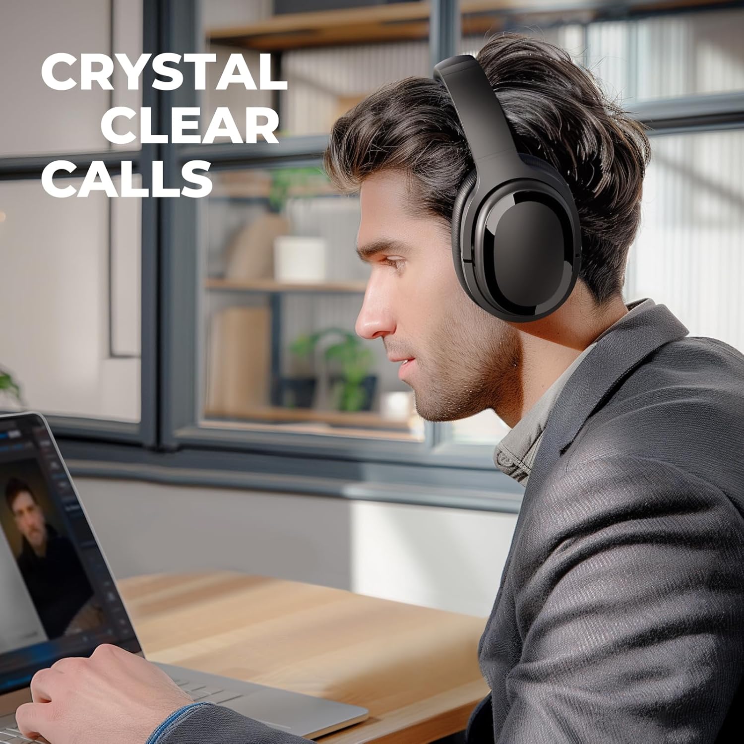 ORANGLES Gaming Bass Bluetooth Headphones With Clear Sound And Mic - full product showcase - displaying specifications - Image 5 of 5 | adapts to any space | Gaming Bass Bluetooth Headphones With Clear Sound And Mic deal New Jersey | Free Shipping ORANGLES