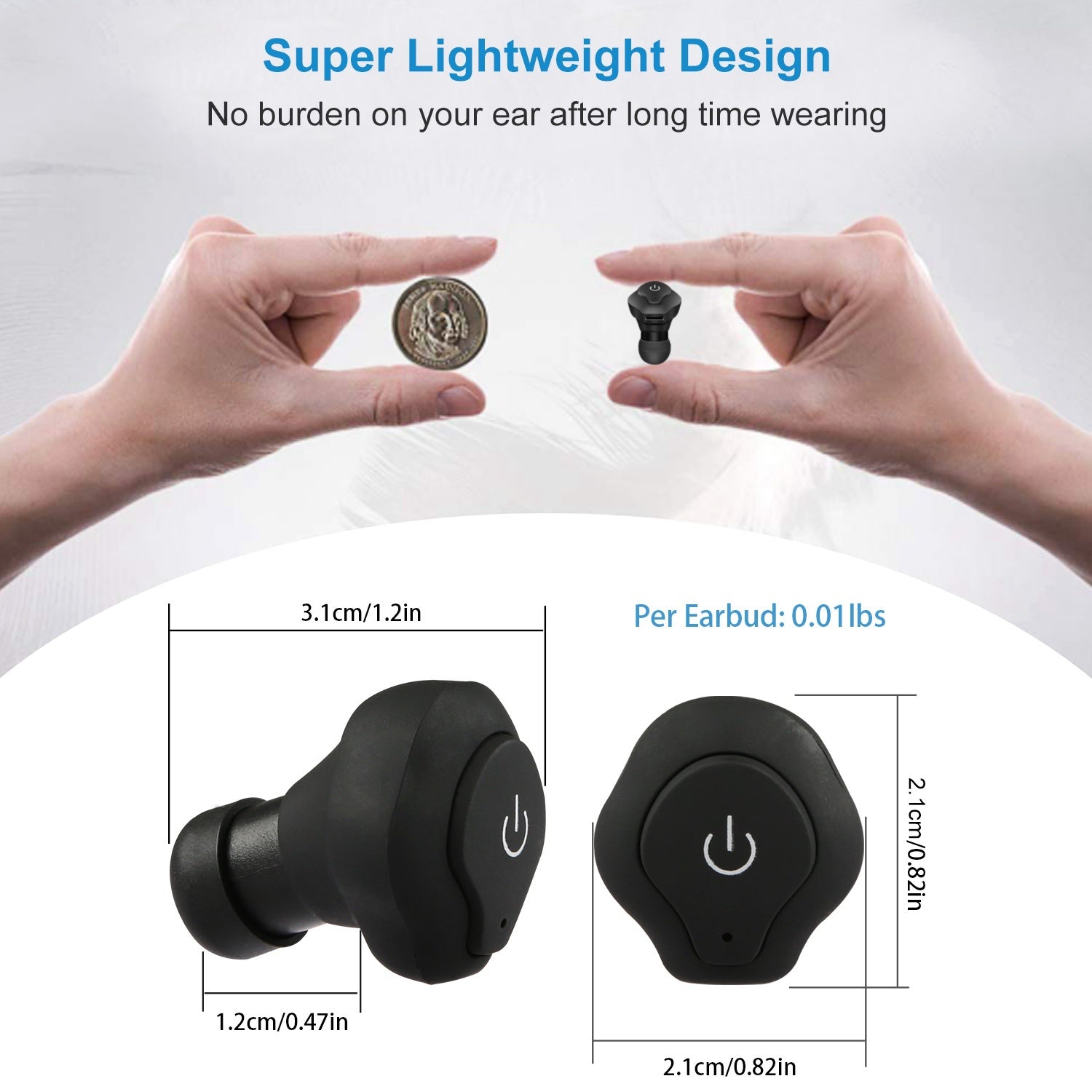 ORANGLES True Wireless Earbuds CSR V4.2 In Ear Stereo Headsets IP44 Waterproof Apt X TWS Headphones Noise Cancelling - elegant presentation - exhibiting components - Image 6 of 6 | ideal for home | Discount on True Wireless Earbuds CSR V4.2 In Ear Stereo Headsets IP44 Waterproof Apt X TWS Headphones Noise Cancelling Virginia | Free Shipping ORANGLES