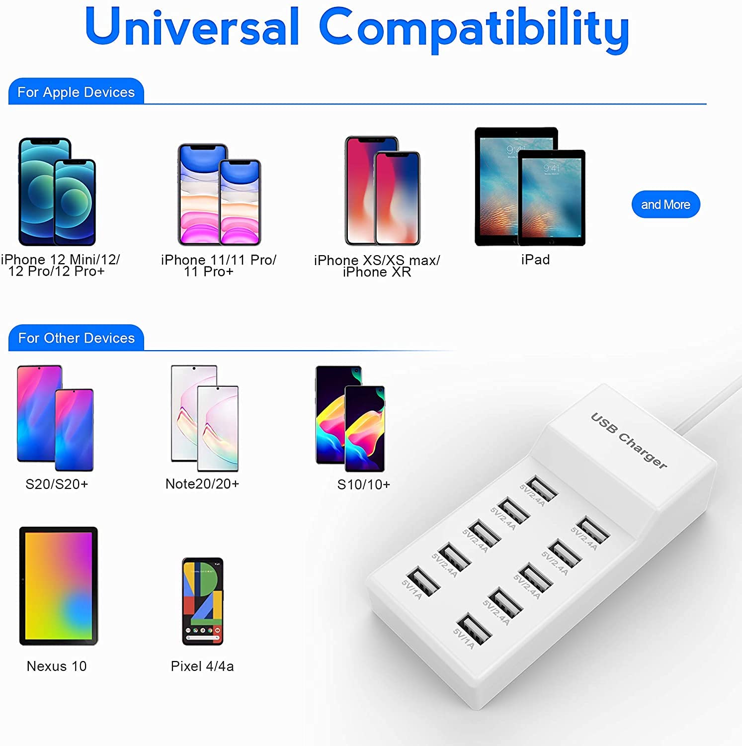 ORANGLES Fast Phone Charger 5V2A USB Multi‑Port Mobile Charging Hub - angled perspective - presenting advantages - Image 4 of 5 | fits any environment | Purchase Fast Phone Charger 5V2A USB Multi‑Port Mobile Charging Hub Michigan | Free Shipping ORANGLES