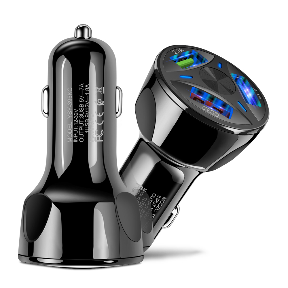 ORANGLES Car Charger QC3.0 USB Dual Port Fast Charging Adapter - high resolution display - exposing craftsmanship - Image 2 of 5 | built for everyone | Car Charger QC3.0 USB Dual Port Fast Charging Adapter for sale Georgia | Free Shipping ORANGLES