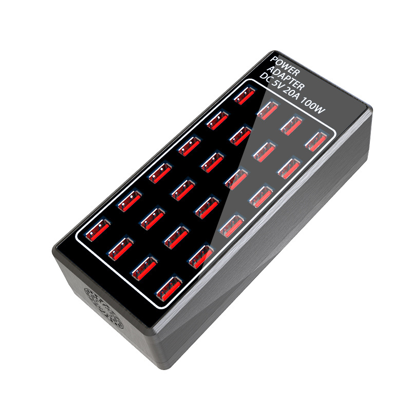 USB Charger Fast Charging 24‑Port Multi‑Device Power Hub
