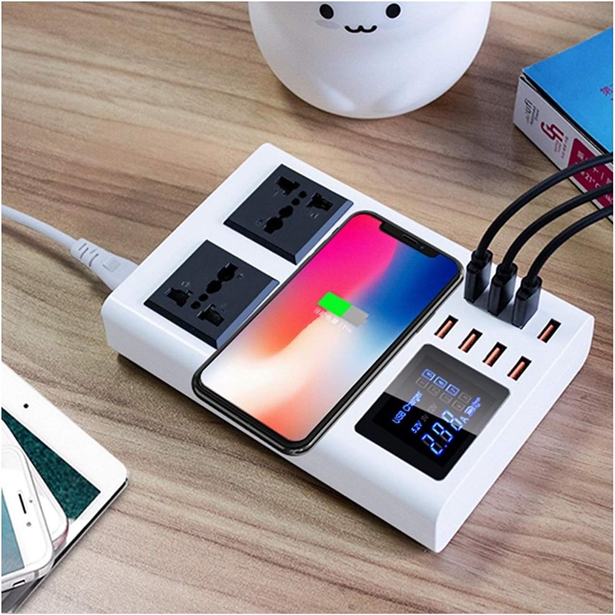 ORANGLES USB Charger Wireless Fast Charging Pad for Mobile Phones - high resolution display - exposing craftsmanship - Image 2 of 5 | built for everyone | USB Charger Wireless Fast Charging Pad for Mobile Phones for sale Georgia | Free Shipping ORANGLES