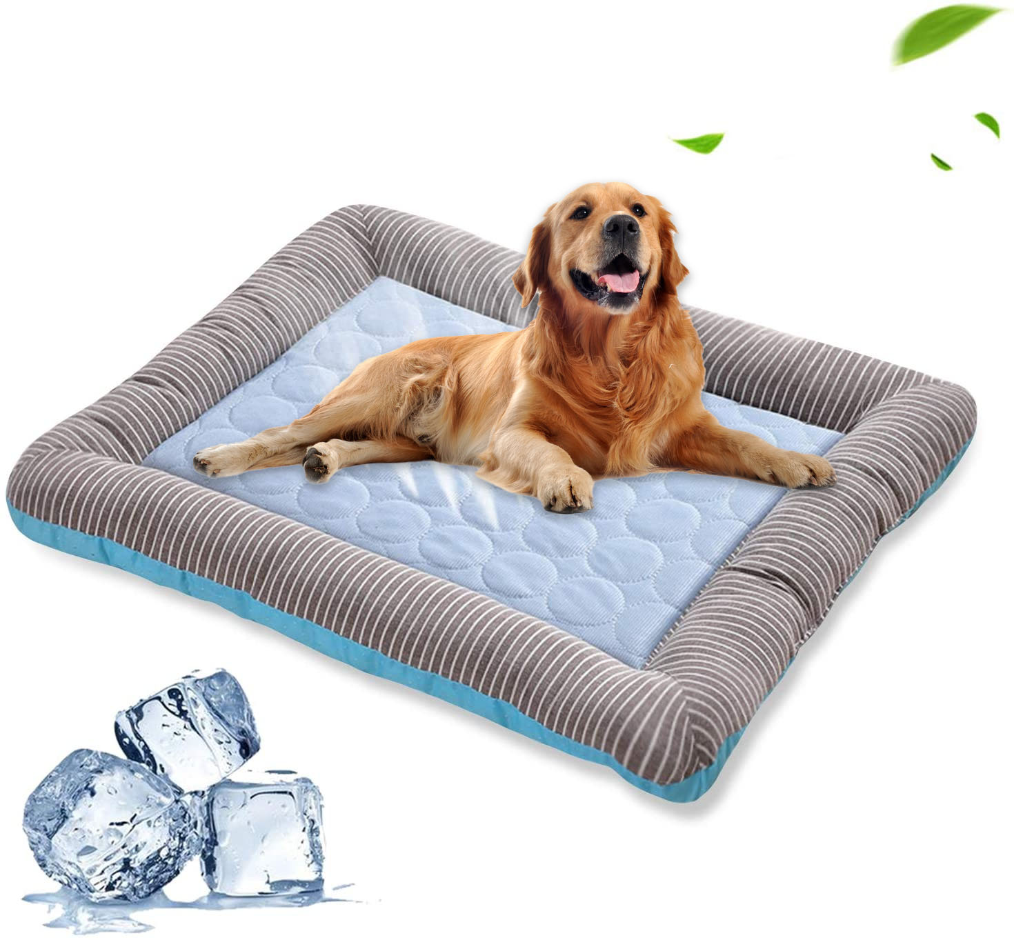 Pet Cooling Pad Bed for Dogs & Cats – Ice Silk Summer Mat