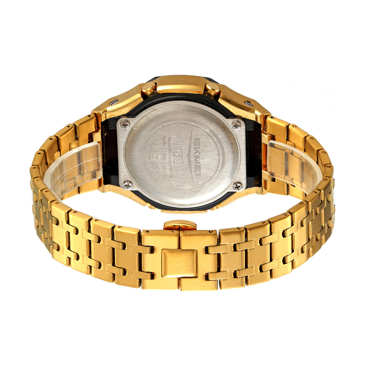 ORANGLES Men’s Creative Multifunction Dual‑Display Business Electronic Watch - detailed closeup view - illustrating benefits - Image 3 of 3 | created for all | Shop Men’s Creative Multifunction Dual‑Display Business Electronic Watch North Carolina | Free Shipping ORANGLES