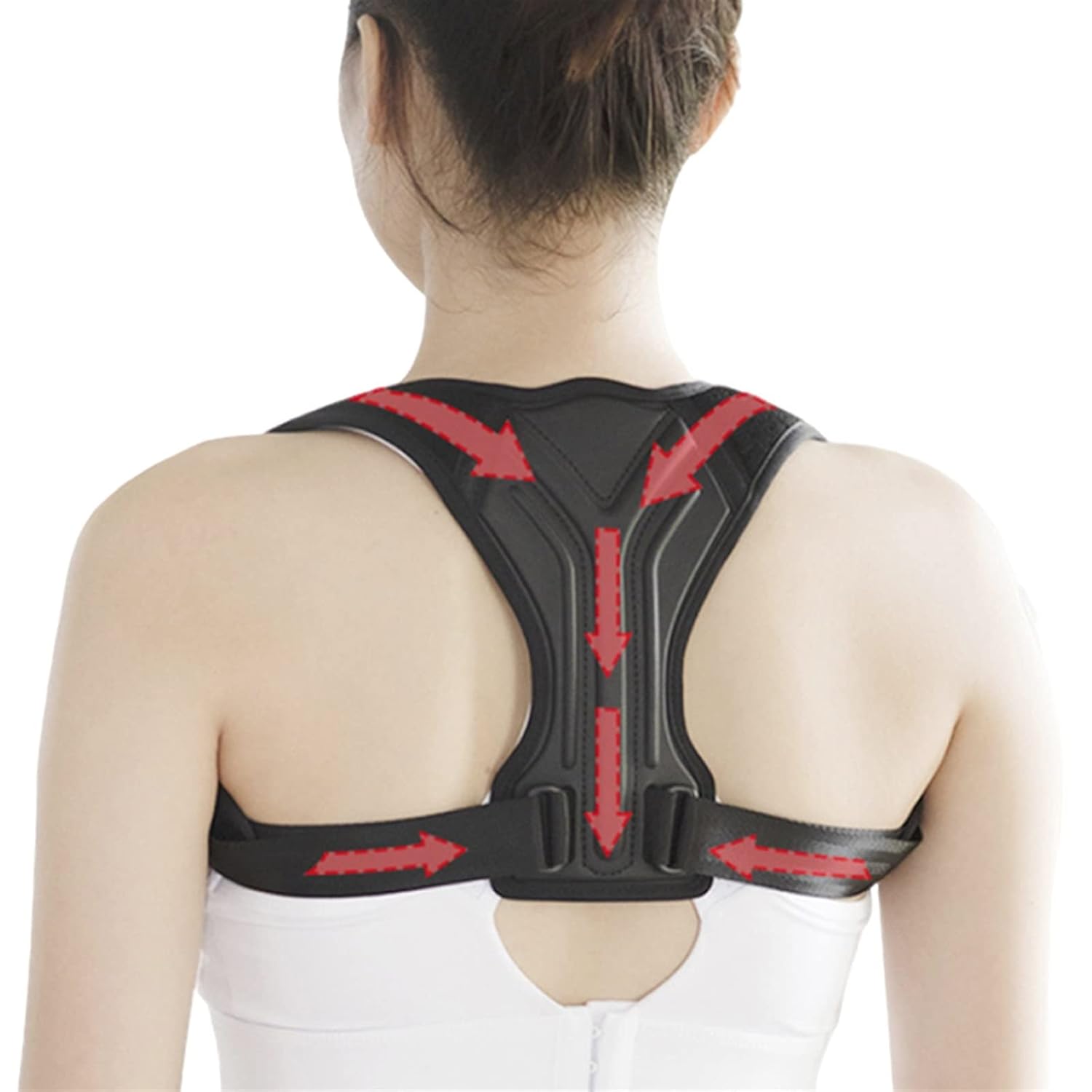 ORANGLES Invisible Anti‑Hunchback Posture Corrector – Sitting & Back Support Belt - detailed closeup view - illustrating benefits - Image 3 of 6 | created for all | Shop Invisible Anti‑Hunchback Posture Corrector – Sitting & Back Support Belt North Carolina | Free Shipping ORANGLES