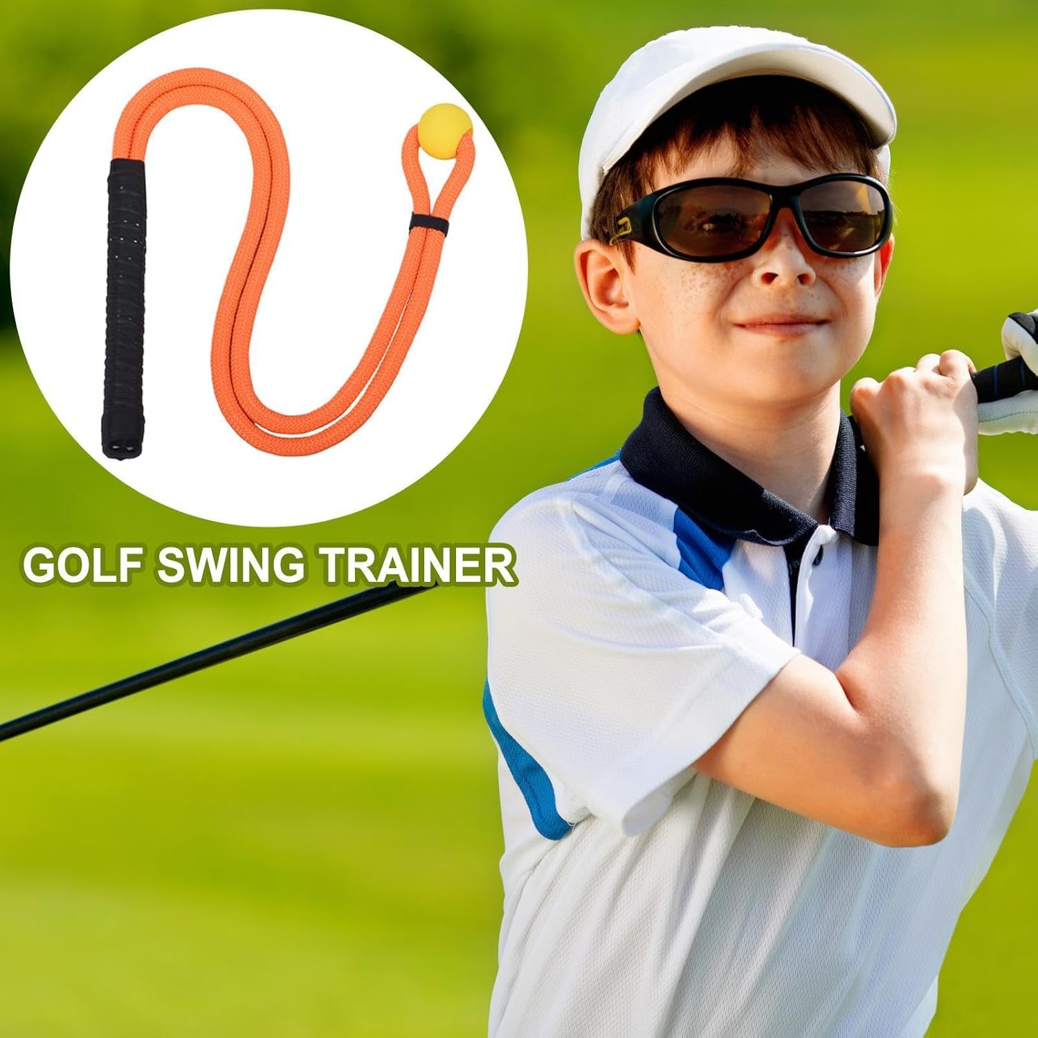 ORANGLES Golf Swing Fitness Rope – Posture Corrector & Training Aid - high resolution display - exposing craftsmanship - Image 2 of 6 | built for everyone | Golf Swing Fitness Rope – Posture Corrector & Training Aid for sale Georgia | Free Shipping ORANGLES
