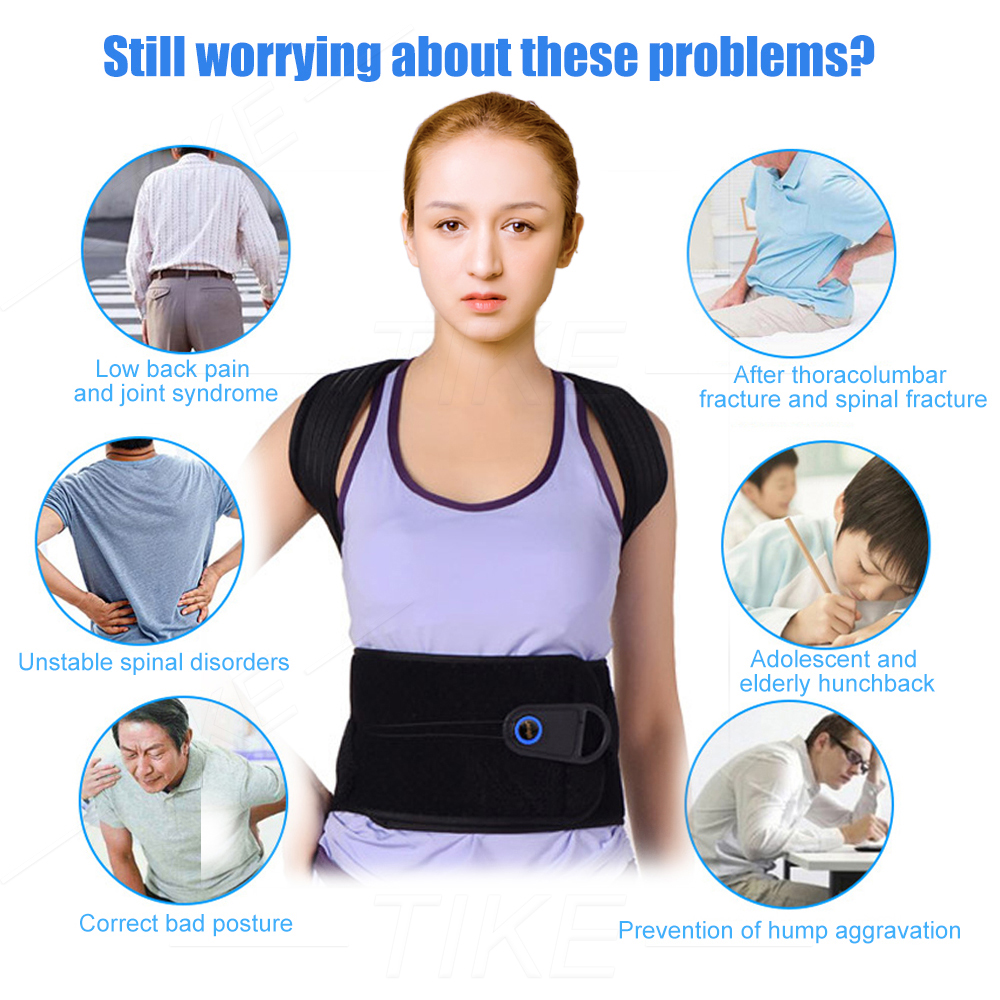 ORANGLES Pulley Type Back Posture Correction Belt – Adjustable Spine & Shoulder Support - angled perspective - presenting advantages - Image 4 of 5 | fits any environment | Purchase Pulley Type Back Posture Correction Belt – Adjustable Spine & Shoulder Support Michigan | Free Shipping ORANGLES