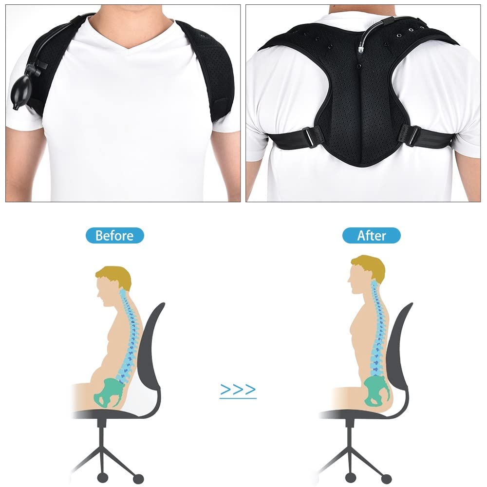 ORANGLES Inflatable Children’s Posture Correction Belt – Adjustable Anti‑Hunchback Sitting Support - angled perspective - presenting advantages - Image 4 of 5 | fits any environment | Purchase Inflatable Children’s Posture Correction Belt – Adjustable Anti‑Hunchback Sitting Support Michigan | Free Shipping ORANGLES