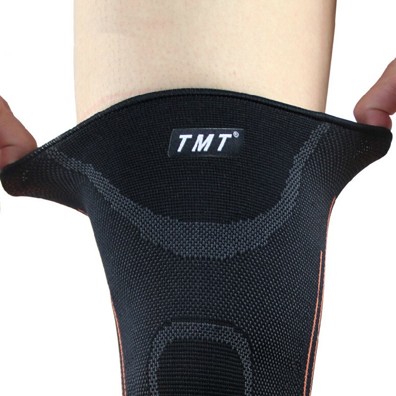 ORANGLES Sports Knee Pads Basketball TMT Bamboo Charcoal Knitted Compression Support for Training and Recovery - detailed closeup view - illustrating benefits - Image 3 of 3 | created for all | Shop Sports Knee Pads Basketball TMT Bamboo Charcoal Knitted Compression Support for Training and Recovery North Carolina | Free Shipping ORANGLES