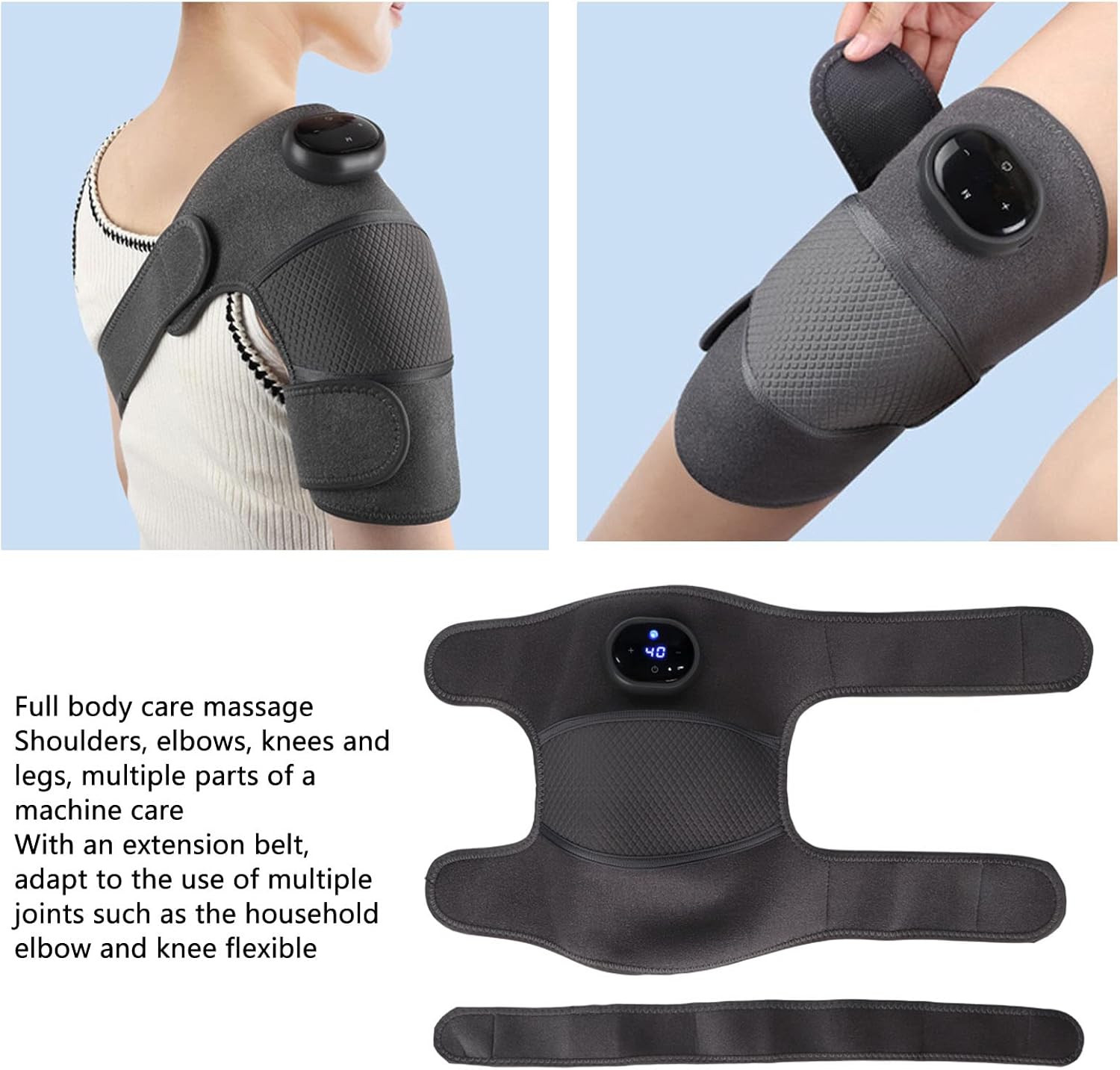 ORANGLES Best Knee Massager Household Electric Heating Knee Pads for Warm Therapy, Pain Relief, and Comfort - elegant presentation - exhibiting components - Image 6 of 6 | ideal for home | Discount on Best Knee Massager Household Electric Heating Knee Pads for Warm Therapy, Pain Relief, and Comfort Virginia | Free Shipping ORANGLES