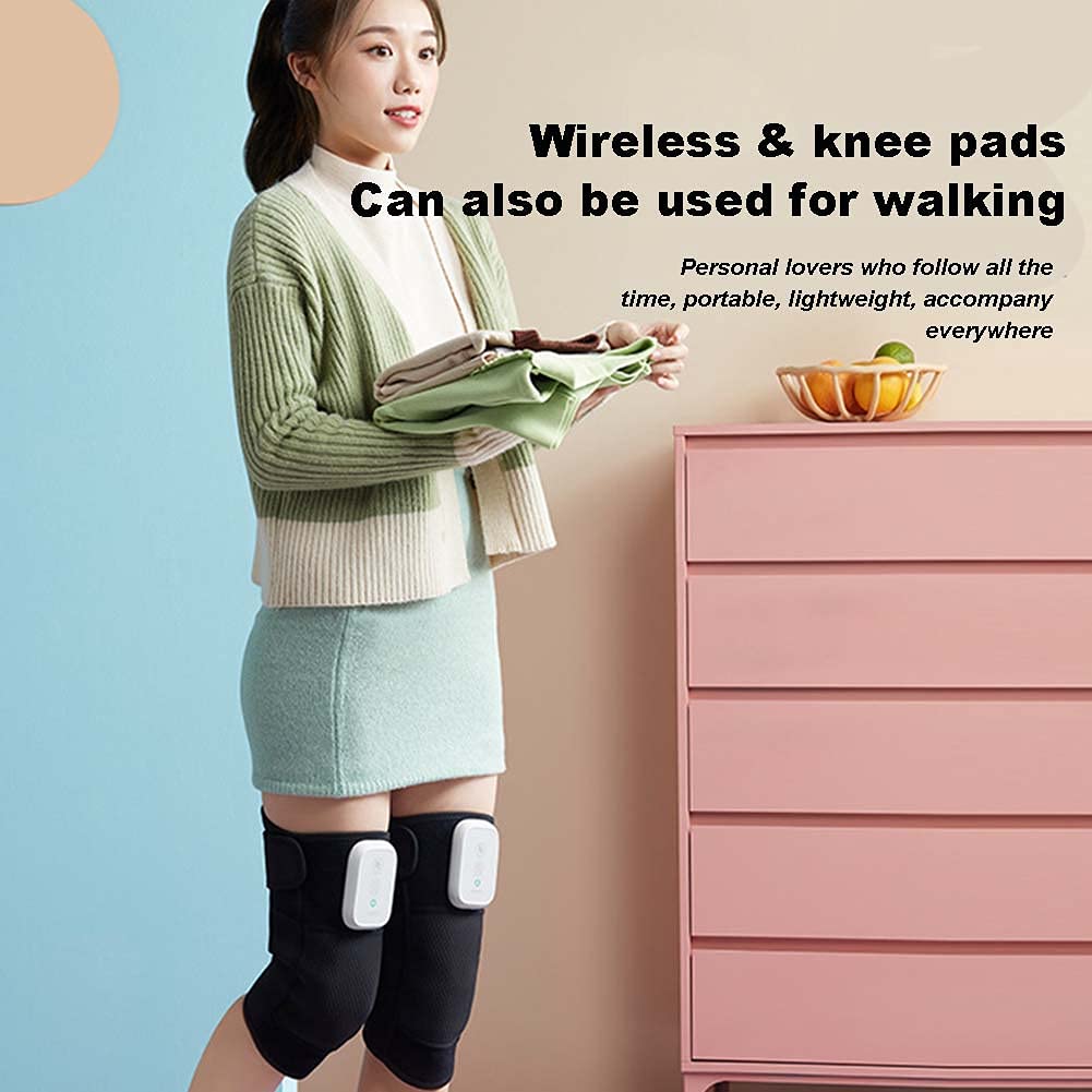 ORANGLES Knee Massager Rechargeable Heated Physiotherapy Device for Pain Relief and Cold Legs Support - full product showcase - displaying specifications - Image 5 of 5 | adapts to any space | Knee Massager Rechargeable Heated Physiotherapy Device for Pain Relief and Cold Legs Support deal New Jersey | Free Shipping ORANGLES
