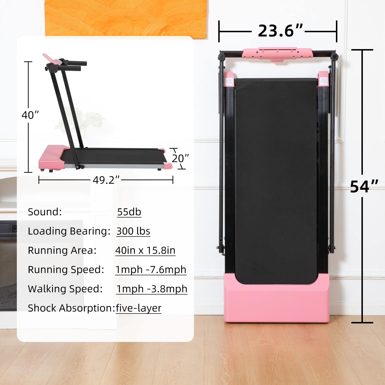 ORANGLES Best Treadmill for Home LED Display Walking and Running Machines - elegant presentation - exhibiting components - Image 6 of 6 | ideal for home | Discount on Best Treadmill for Home LED Display Walking and Running Machines Virginia | Free Shipping ORANGLES