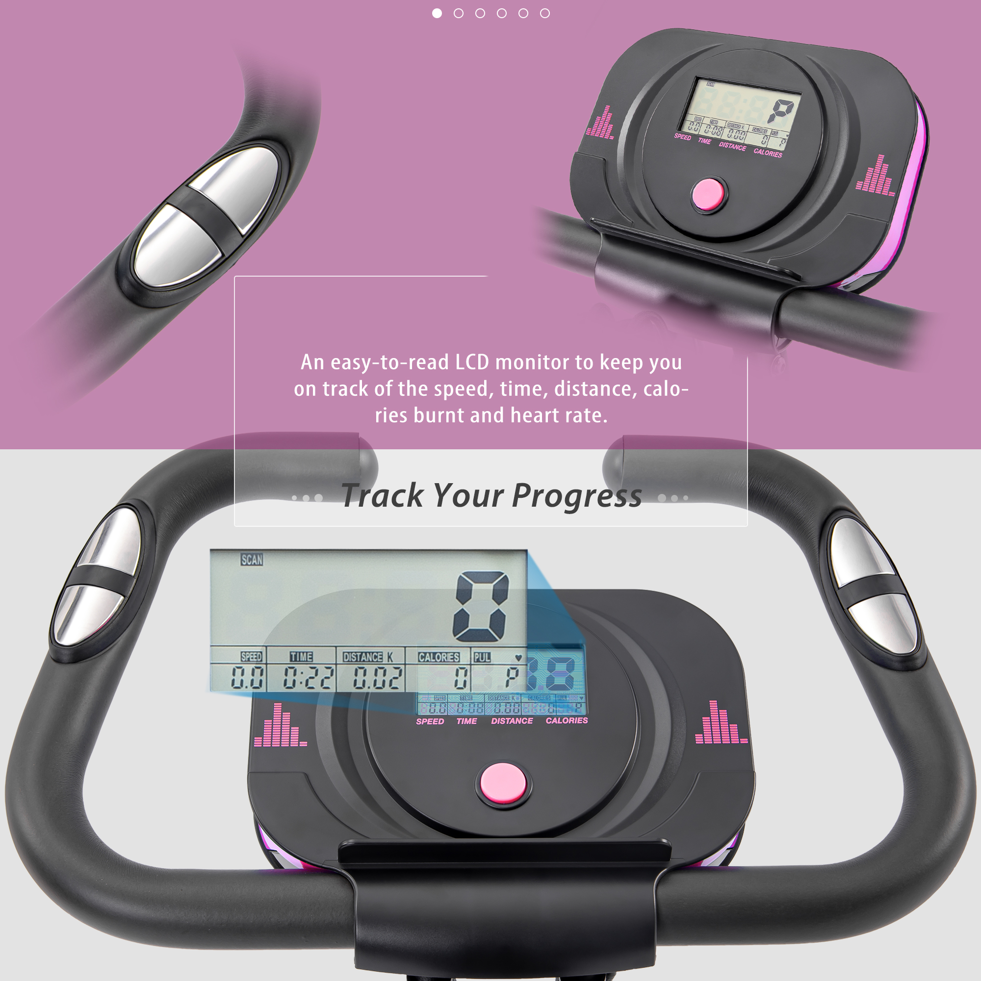 ORANGLES Best Recumbent Exercise Bike Folding Upright X‑Bike with 16 Resistance Levels and Backrest - high resolution display - exposing craftsmanship - Image 2 of 4 | built for everyone | Best Recumbent Exercise Bike Folding Upright X‑Bike with 16 Resistance Levels and Backrest for sale Georgia | Free Shipping ORANGLES