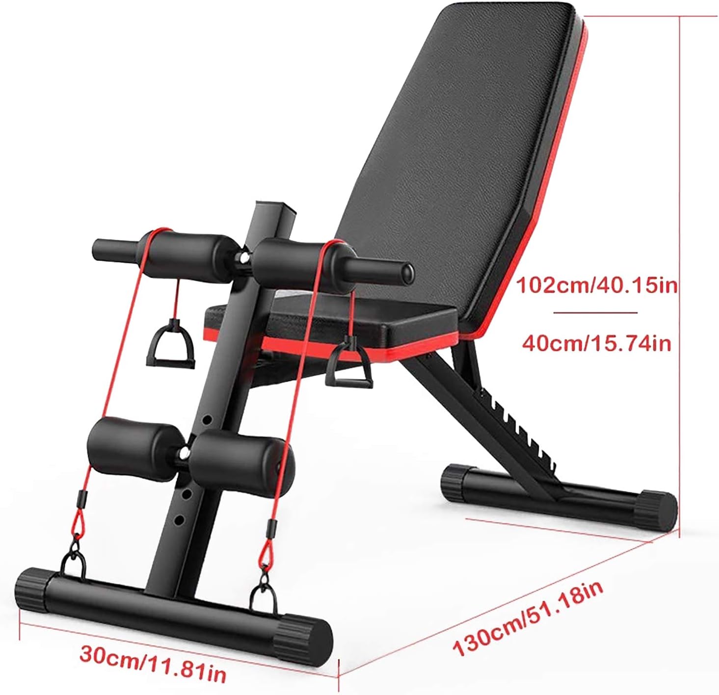 ORANGLES Dumbbell Incline Bench Press Home Fitness Bench for Crunches and Strength Training - detailed closeup view - illustrating benefits - Image 3 of 4 | created for all | Shop Dumbbell Incline Bench Press Home Fitness Bench for Crunches and Strength Training North Carolina | Free Shipping ORANGLES